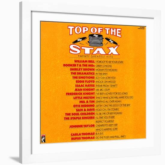 Top of the Stax-null-Framed Art Print