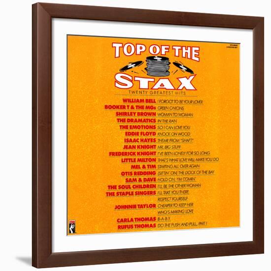 Top of the Stax-null-Framed Art Print