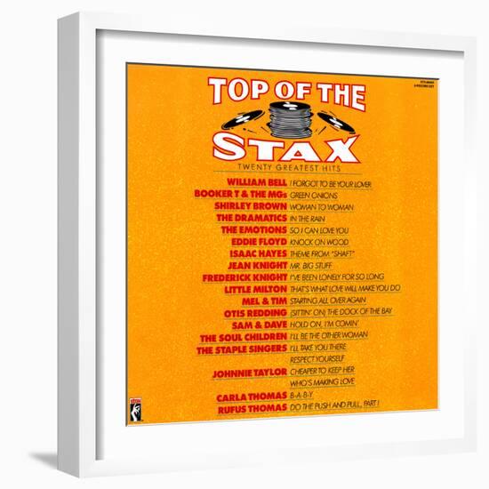 Top of the Stax-null-Framed Art Print