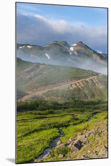 Top of the Vilyuchinsk Volcano Looking Through a Cloud, Kamchatka, Russia, Eurasia-Michael-Mounted Photographic Print