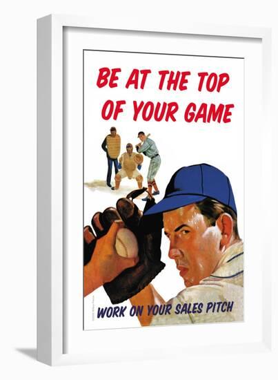 Top of Your Game-null-Framed Art Print