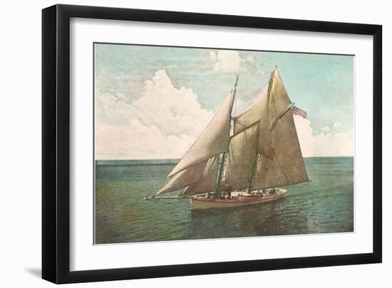 Top-Sail Schooner-null-Framed Art Print