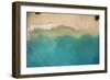 Top View Aerial Photo from Flying Drone of an Amazing Seascape with Paradise Beach and Sea with Tur-GaudiLab-Framed Photographic Print