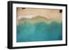 Top View Aerial Photo from Flying Drone of an Amazing Seascape with Paradise Beach and Sea with Tur-GaudiLab-Framed Photographic Print