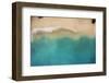 Top View Aerial Photo from Flying Drone of an Amazing Seascape with Paradise Beach and Sea with Tur-GaudiLab-Framed Photographic Print