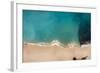 Top View Aerial Photo from Flying Drone of Beauty Nature Landscape with Paradise Beach and Indian O-GaudiLab-Framed Photographic Print