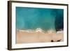 Top View Aerial Photo from Flying Drone of Beauty Nature Landscape with Paradise Beach and Indian O-GaudiLab-Framed Photographic Print