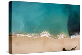 Top View Aerial Photo from Flying Drone of Beauty Nature Landscape with Paradise Beach and Indian O-GaudiLab-Stretched Canvas