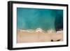 Top View Aerial Photo from Flying Drone of Beauty Nature Landscape with Paradise Beach and Indian O-GaudiLab-Framed Photographic Print