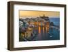 Top View at Sunrise of the Picturesque Sea Village of Vernazza, Cinque Terre, Liguria, Italy-Stefano Politi Markovina-Framed Photographic Print