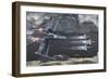 Top View of a Group of X-Wings Flying Low in a River Valley-Stocktrek Images-Framed Art Print