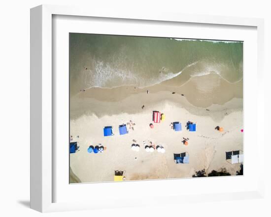 Top View of Beach-Filipe Frazao-Framed Photographic Print