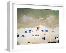 Top View of Beach-Filipe Frazao-Framed Photographic Print