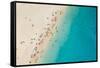 Top View of Beautiful Dreamy Beach-Jag_cz-Framed Stretched Canvas