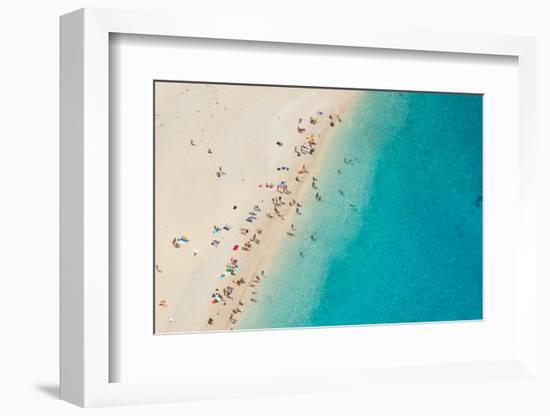 Top View of Beautiful Dreamy Beach-Jag_cz-Framed Photographic Print