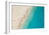 Top View of Beautiful Dreamy Beach-Jag_cz-Framed Photographic Print