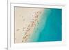 Top View of Beautiful Dreamy Beach-Jag_cz-Framed Photographic Print