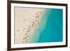 Top View of Beautiful Dreamy Beach-Jag_cz-Framed Photographic Print