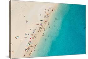 Top View of Beautiful Dreamy Beach-Jag_cz-Stretched Canvas