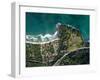 Top View of Brazilian Coastline-Filipe Frazao-Framed Photographic Print