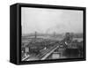 Top View of Brooklyn and Manhattan Bridges-null-Framed Stretched Canvas