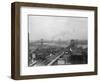 Top View of Brooklyn and Manhattan Bridges-null-Framed Photographic Print