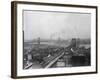 Top View of Brooklyn and Manhattan Bridges-null-Framed Photographic Print