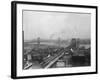 Top View of Brooklyn and Manhattan Bridges-null-Framed Photographic Print