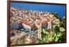 Top view of Cefalu, Cefalu, Sicily, Italy, Europe-Marco Simoni-Framed Photographic Print