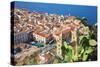 Top view of Cefalu, Cefalu, Sicily, Italy, Europe-Marco Simoni-Stretched Canvas