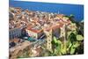 Top view of Cefalu, Cefalu, Sicily, Italy, Europe-Marco Simoni-Mounted Photographic Print