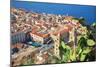 Top view of Cefalu, Cefalu, Sicily, Italy, Europe-Marco Simoni-Mounted Photographic Print