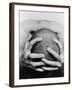 Top View of Man Clutching His Head-Eric O'Connell-Framed Photographic Print