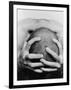 Top View of Man Clutching His Head-Eric O'Connell-Framed Photographic Print