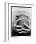 Top View of Man Clutching His Head-Eric O'Connell-Framed Photographic Print