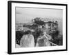 Top View of Monaco Rock-null-Framed Photographic Print