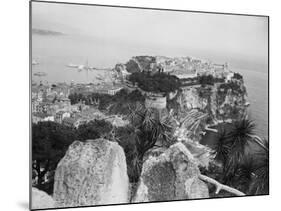Top View of Monaco Rock-null-Mounted Photographic Print