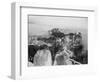 Top View of Monaco Rock-null-Framed Photographic Print