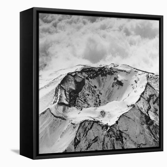 Top View of Mount Fuji-Bettmann-Framed Stretched Canvas