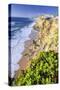 Top View of Ocean Waves Crashing on the High Cliffs of Azenhas Do Mar, Sintra, Portugal, Europe-Roberto Moiola-Stretched Canvas