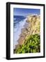 Top View of Ocean Waves Crashing on the High Cliffs of Azenhas Do Mar, Sintra, Portugal, Europe-Roberto Moiola-Framed Photographic Print