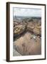 Top view of Piazza del Campo with the historical buildings and The Fonte Gaia fountain, Siena, UNES-Roberto Moiola-Framed Photographic Print