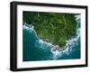 Top View of Rocks in Camburi Beach, Sao Paulo, Brazil-Gustavo Frazao-Framed Photographic Print