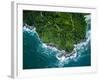 Top View of Rocks in Camburi Beach, Sao Paulo, Brazil-Gustavo Frazao-Framed Photographic Print