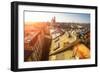 Top View of the Historical Centre of Krakow, Poland.-De Visu-Framed Photographic Print