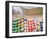 Top View of Umbrellas in a Beach-Gustavo Frazao-Framed Photographic Print