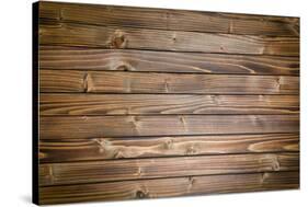 Top View of Vintage Wooden Background-jirkaejc-Stretched Canvas