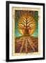 Topanga, California - Guitar Tree-Lantern Press-Framed Art Print