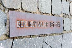 Berlin Wall Berliner Mauer-topaspics-Mounted Photographic Print