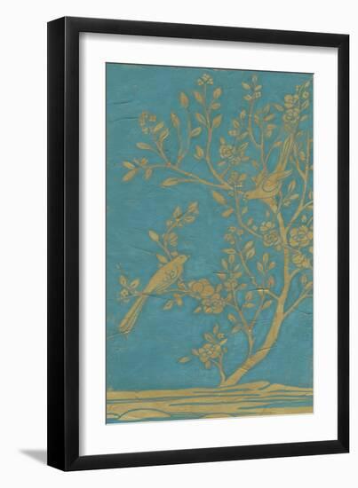 Topaz Chinoiserie I-June Vess-Framed Art Print